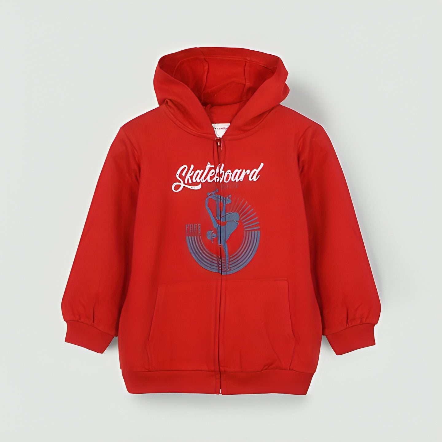 Red Skateboard Hoodie