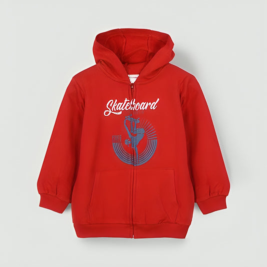 Red Skateboard Hoodie