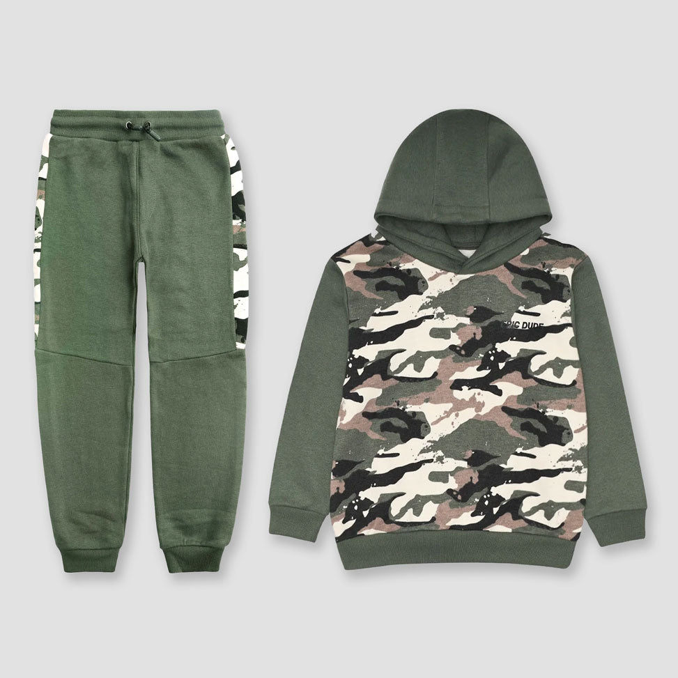 Green Camouflage Tracksuit