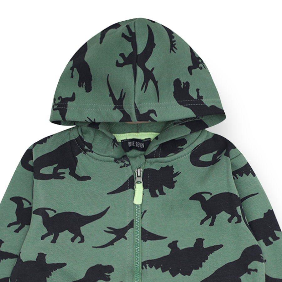 Green Dino Hoodies