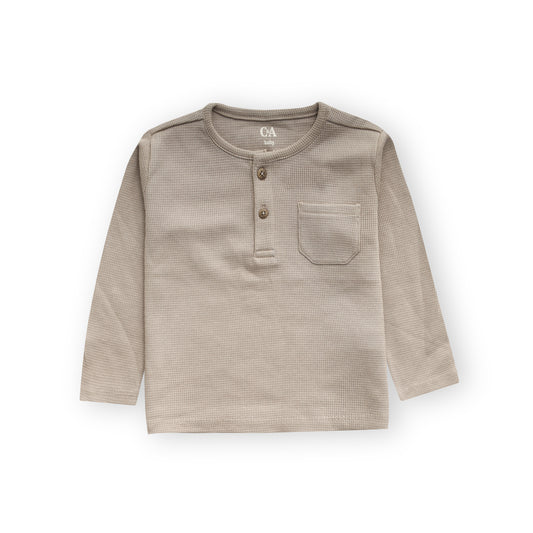 C&A Beige Thermal T-Shirt