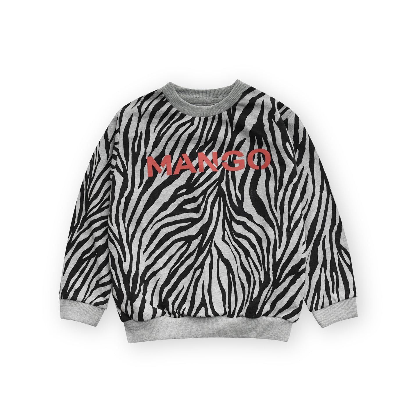 Zebra Print Sweatshirt