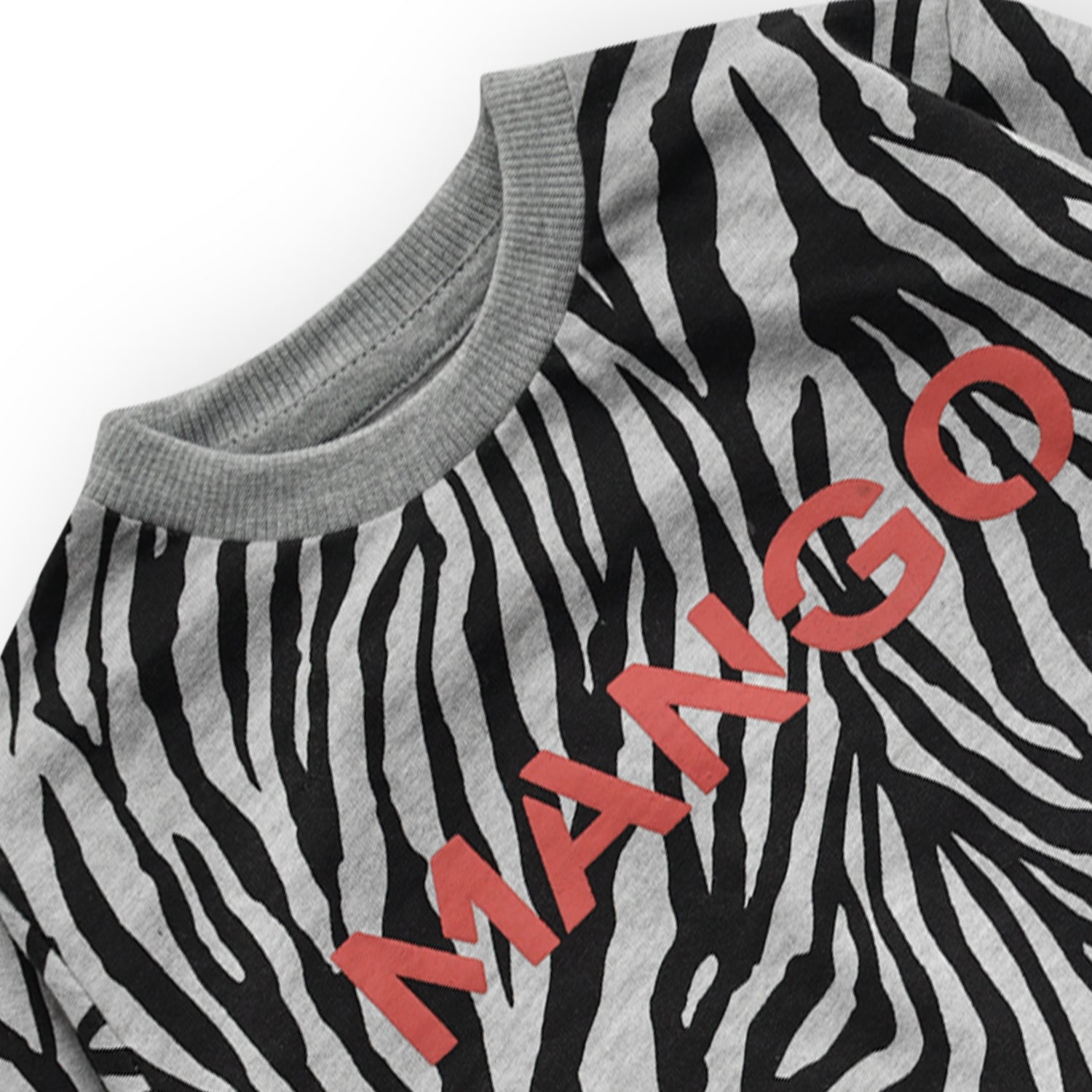 Zebra Print Sweatshirt