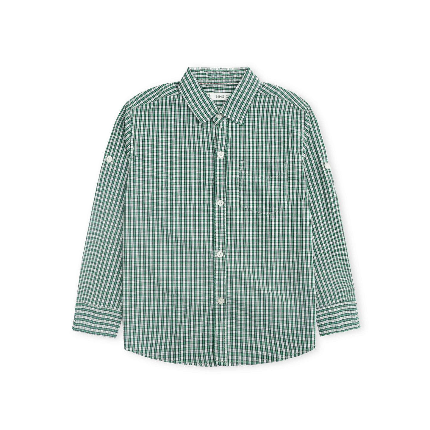 MNG Green Check Shirt