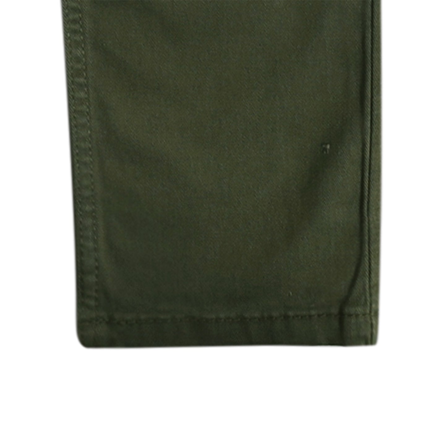 Seaweed Green Cotton Stretchable Pants