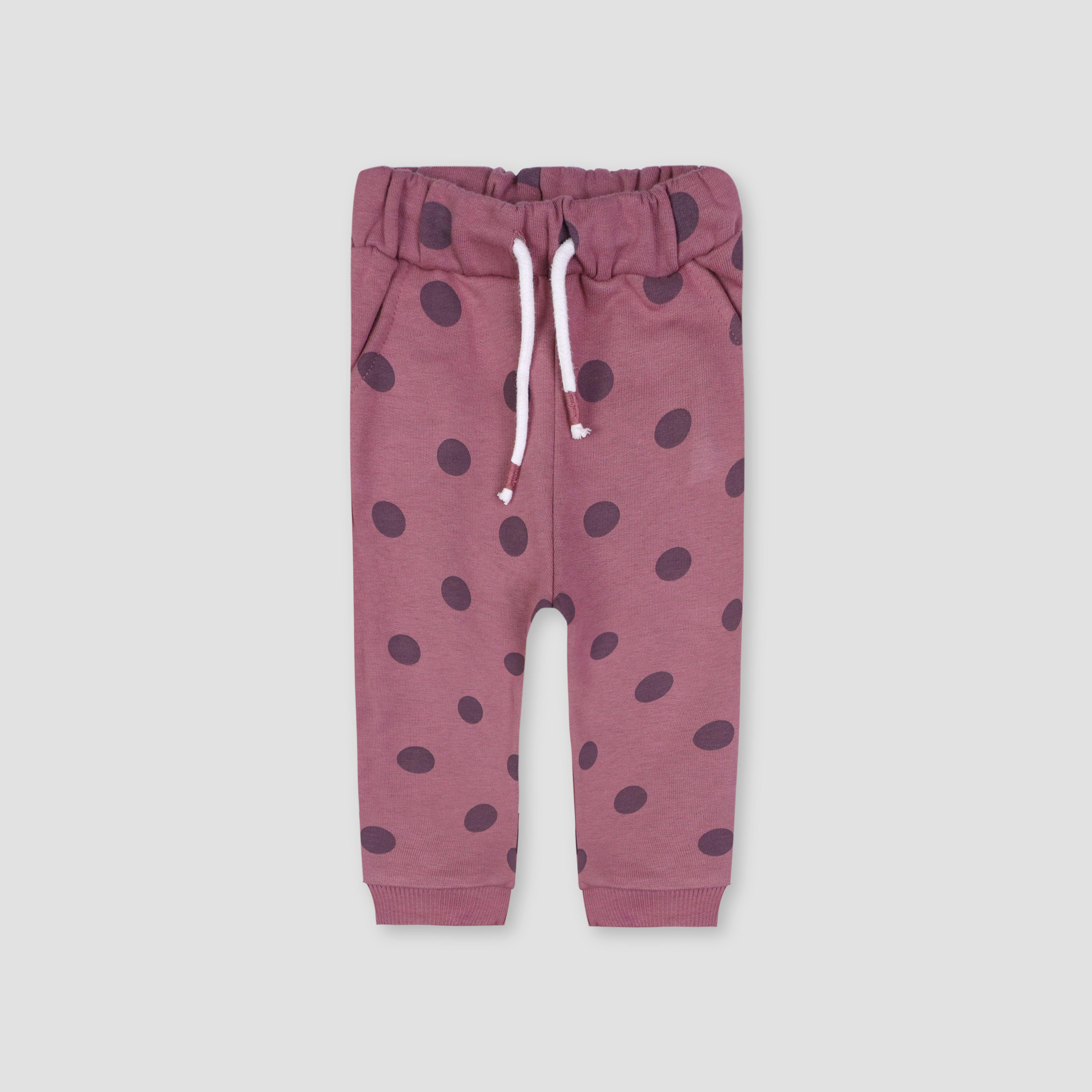 Pink Polka dots Trouser