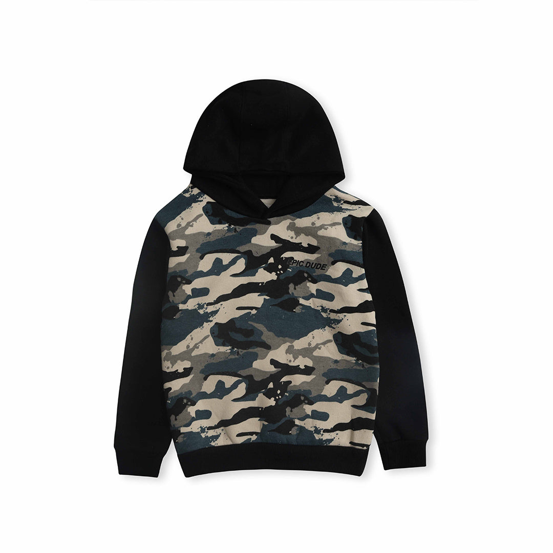 Black & Blue Camouflage Tracksuit