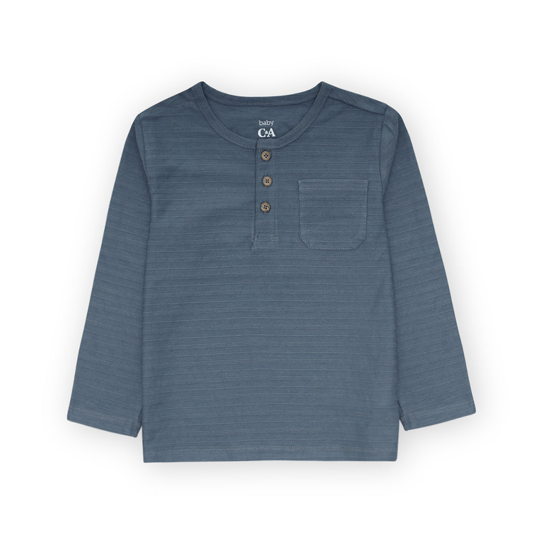 C&A Greyish Blue T-Shirt