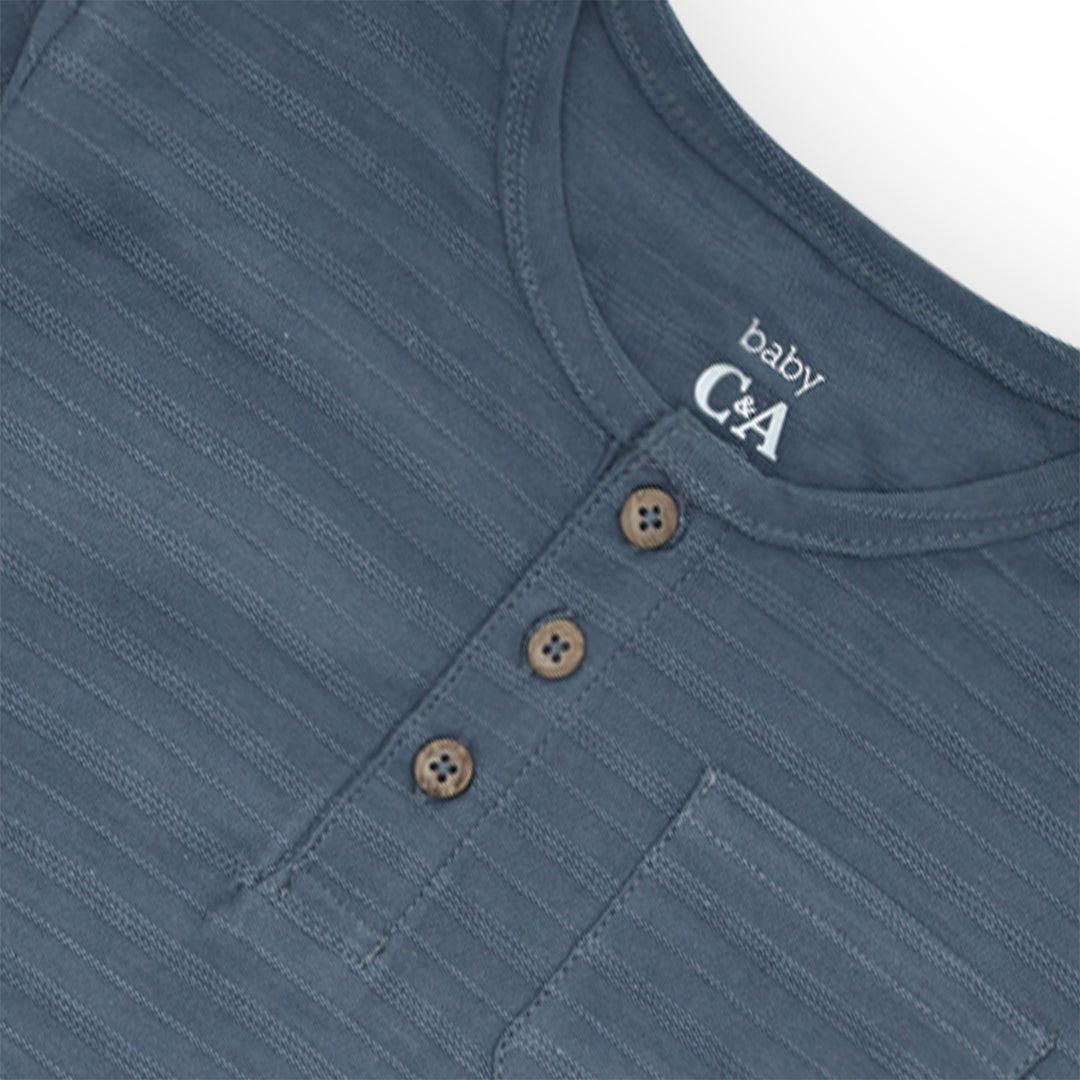 C&A Greyish Blue T-Shirt