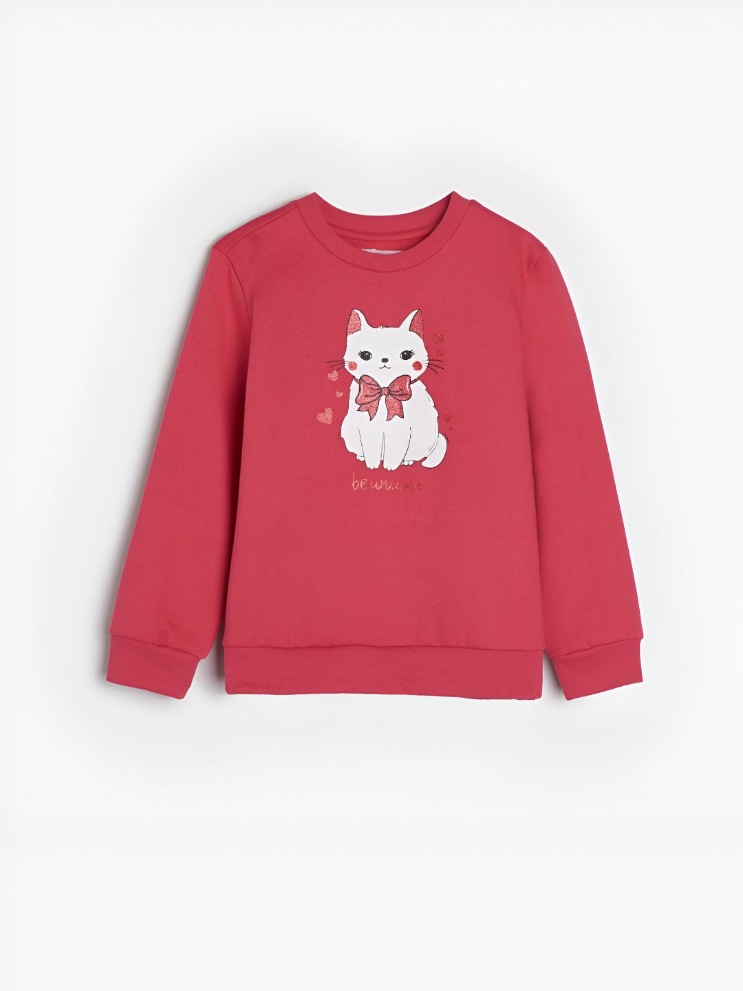 Kitty SweatShirt Deep Pink